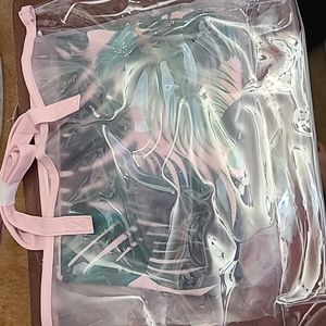Clear Tot Bag with Makeup Bag